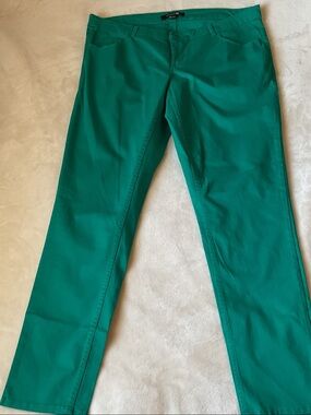 Forever 21 Emerald Green Boot Cut Pants